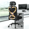 Превью Ergonomic Office Chair with Mesh and Gold Accents — Smart Chairs, CASASIO