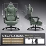 Превью Gaming Chair with Heated Massage Lumbar Support — Massage Chairs, Dowinx