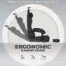 Превью Gaming Chair with Pocket Spring Cushion — Smart Chairs, GTPLAYER