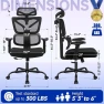 Превью High Back Mesh Office Chair with Lumbar Support — Smart Chairs, Hayelf