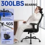 Превью High Back Mesh Office Chair with Lumbar Support — Smart Chairs, Hayelf