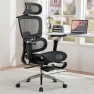 Превью Mesh Ergonomic Office Chair with Footrest — Smart Chairs, hujusko