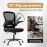 Превью Mesh Office Chair with Flip-up Arms and Lumbar Support — Smart Chairs, Youhauchair