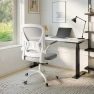 Превью Mesh Office Chair with Flip-up Arms and Lumbar Support — Smart Chairs, Youhauchair