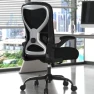 Превью Office Desk Chair with Ergonomic Lumbar Support, Extra-Thick Seat Cushion, Flip-up Arms, Breathable Mesh Back — Smart Chairs, CASASIO