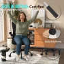 Превью Office Desk Chair with Ergonomic Lumbar Support, Extra-Thick Seat Cushion, Flip-up Arms, Breathable Mesh Back — Smart Chairs, CASASIO