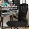 Превью Office Desk Chair with Ergonomic Lumbar Support, Extra-Thick Seat Cushion, Flip-up Arms, Breathable Mesh Back — Smart Chairs, CASASIO