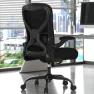 Превью Office Desk Chair with Ergonomic Lumbar Support, Extra-Thick Seat Cushion, Flip-up Arms, Breathable Mesh Back — Smart Chairs, CASASIO