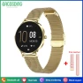 Ultra-Thin Fashionable Women's Smartwatch with AMOLED Display and Health Monitor — Smart Watch, SACOSDING