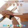 Превью 1.85" HD Touch Screen Fitness Tracker with Bluetooth Calling & Alexa — Smart Watch, iBesi