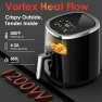 Превью Compact Air Fryer 9-in-1 with Smart Digital Color TouchScreen — Air Fryer, Whuto