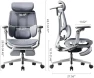 Превью E3 Pro 2026 Edition Ergonomic Office Chair, Mesh Desk Chair with 3-Zone Floating Lumbar Support, Upgraded 4D Headrest,... — Smart Chairs, Hbada