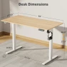 Превью Electric Standing Desk Adjustable Height — Standing Desk, VVENACE