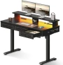 Превью Electric Standing Desk with 3 Wooden Drawers — Standing Desk, OffiGo