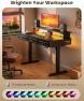 Превью Electric Standing Desk with 3 Wooden Drawers — Standing Desk, OffiGo