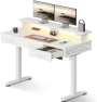 Превью Electric Standing Desk with 3 Wooden Drawers — Standing Desk, OffiGo