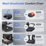 Превью Ergonomic Office Chair with Mesh Seat Cushion and 3D Armrests — Smart Chairs, marrap