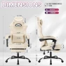 Превью Gaming Chair with Footrest and Massage Lumbar Support — Smart Chairs, NIONIK