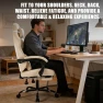 Превью Gaming Chair with Footrest and Massage Lumbar Support — Smart Chairs, NIONIK