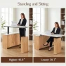 Превью L-Shaped Standing Desk with Drawers and Storage Cabinet — Standing Desk, NORTHSKY