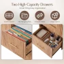 Превью L-Shaped Standing Desk with Drawers and Storage Cabinet — Standing Desk, NORTHSKY