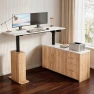 Превью L-Shaped Standing Desk with Drawers and Storage Cabinet — Standing Desk, NORTHSKY