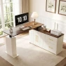 Превью L-Shaped Standing Desk with Drawers and Storage Cabinet — Standing Desk, NORTHSKY