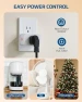 Превью Matter Smart Plug 2-Pack — Smart Plug, DEWENWILS