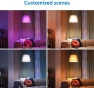 Превью Smart LED Full Color Light Bulb 4-Pack, A19 60W 800LM E26 Indoor — Smart Light Bulb, Philips