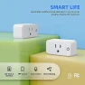 Превью Smart Plug, 15A WiFi Outlet with Timer & Group Control — Smart Plug, junlit