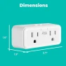 Превью Smart Plug Duo 4-Pack — Smart Plug, KMC