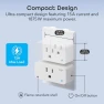 Превью Smart Plug Mini 15A WiFi Outlet 2-Pack — Smart Plug, Geeni