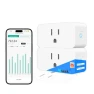 Превью Smart Plug with Energy Monitoring, 15A 1800W 2.4Ghz Wi-Fi Outlet 4-Pack — Smart Plug, AiSeek
