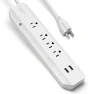 Превью Smart Surge Protector Power Strip with 6 Wi-Fi Controlled Outlets, Real-Time Energy Monitoring, 3ft Extension Cord, App... — Smart Plug, Geeni