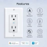 Превью Smart WiFi in-Wall Outlet, 4 Pack — Smart Plug, Geeni