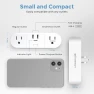 Превью SmartVoice 4-in-1 Dual Wall Plug — Smart Plug, Emerson