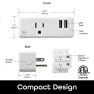 Превью Switch + Charge Multi Port Smart Wi-Fi Plug with 2 USB Ports — Smart Plug, Geeni