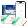Превью Wi-Fi Smart Plug 15A, Dual-Band 2.4GHz & 5GHz, Energy Monitoring, 2 Pack — Smart Plug, NOUS