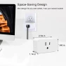 Превью WiFi Smart Dimmable Plug 2 Pack — Smart Plug, Eva's Light Store