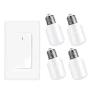 Превью WiFi Smart Outlet Plug with Remote, Wall Switch, Compatible with Alexa and Google — Smart Plug, GREENCYCLE