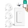 Превью WiFi Smart Outlet Plug with Remote, Wall Switch, Compatible with Alexa and Google — Smart Plug, GREENCYCLE