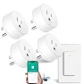 Превью WiFi Smart Outlet Plug with Remote, Wall Switch, Compatible with Alexa and Google — Smart Plug, GREENCYCLE