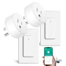 Превью WiFi Smart Outlet Plug with Remote, Wall Switch, Compatible with Alexa and Google — Smart Plug, GREENCYCLE