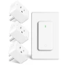 Превью WiFi Smart Outlet Plug with Remote, Wall Switch, Compatible with Alexa and Google — Smart Plug, GREENCYCLE
