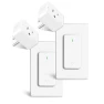 Превью WiFi Smart Outlet Plug with Remote, Wall Switch, Compatible with Alexa and Google — Smart Plug, GREENCYCLE