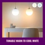 Превью Clear 40W Tunable White Filament LED Smart Candle-Shaped Bulb — Smart Light Bulb, WiZ Connected