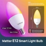 Превью Matter Smart Bulbs, E12 Led Bulb, WiFi Candelabra B11 Bulbs, RGBTW Color Changing Light Bulb — Smart Light Bulb, Linkind