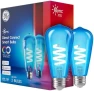 Превью Smart LED Light Bulb, ST19 Edison Style, Room Decor Aesthetic, Color Changing WiFi, 60W Equivalent (Pack of 2) — Smart Light Bulb, Cync
