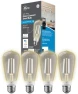 Превью Smart LED Light Bulb, ST19 Edison Style, Room Decor Aesthetic, Color Changing WiFi, 60W Equivalent (Pack of 2) — Smart Light Bulb, Cync