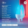 Превью Smart LED Light Bulbs, Color Changing Decorative, Candelabra Base (3 Pack) — Smart Light Bulb, GE